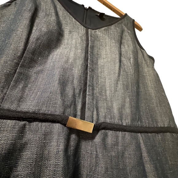 Ann Taylor: Women's Sleeveless Midi Dress with Pockets - Picture 3 of 7